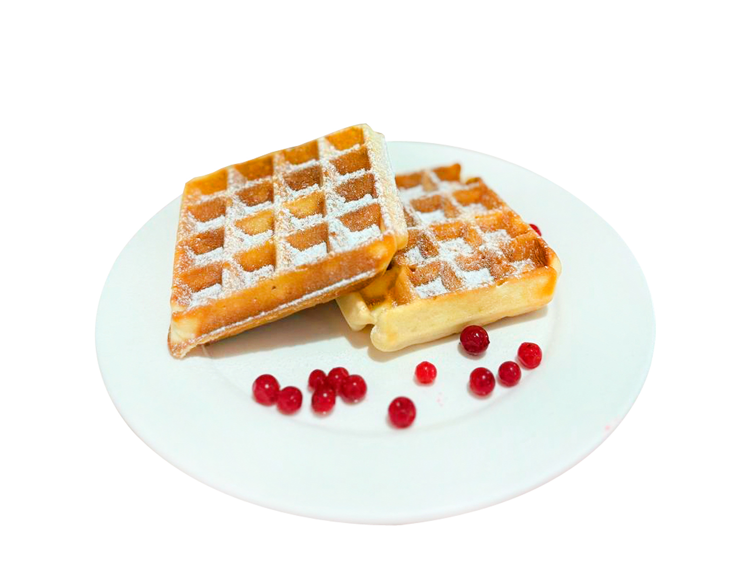 Вафли с сахарной пудрой